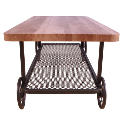 ACME 82860 Francie Coffee Table, Oak & Antique Gray