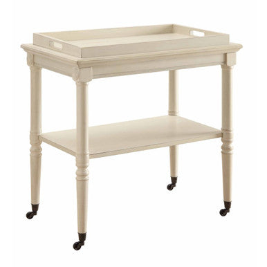 ACME 82908 Frisco Tray Table, Antique White ACME Furniture