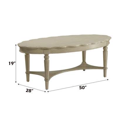 ACME 82920 Fordon Coffee Table, Antique White