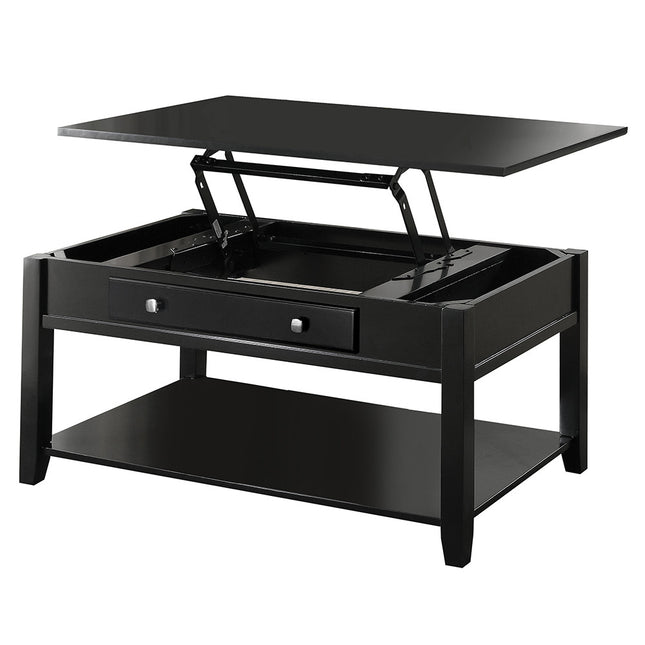 ACME 82950 Malachi Coffee Table with Lift Top, Black