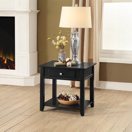 ACME 82952 Malachi End Table, Black
