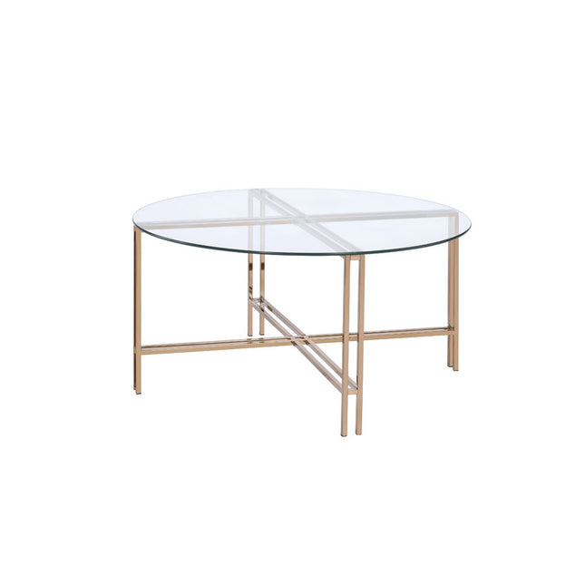 ACME 82995 Veises Coffee Table, Champagne