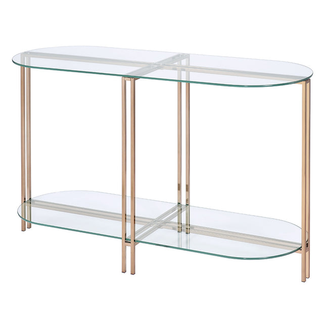 ACME 82999 Veises Sofa Table, Champagne