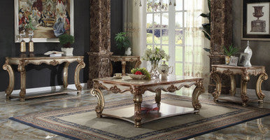 ACME 83000 Vendome Coffee Table, Gold Patina ACME Furniture