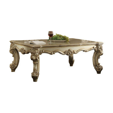 ACME 83120 Vendome II Coffee Table, Gold Patina & Bone ACME Furniture