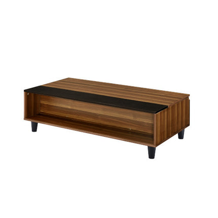 ACME 83140 Avala Coffee Table with Lift Top, Walnut & Black