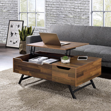 ACME 83145 Throm Coffee Table with Lift Top, Walnut ACME Furniture