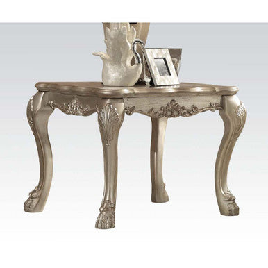 ACME 83161 Dresden End Table, Gold Patina & Bone ACME Furniture