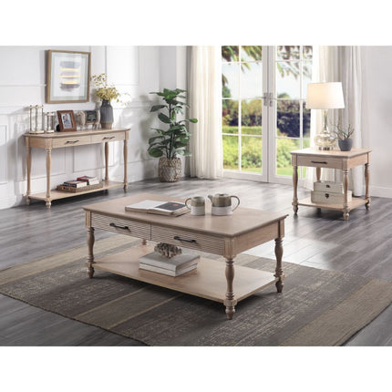 ACME 83220 Ariolo Coffee Table, Antique White