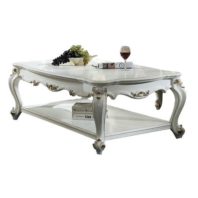 ACME 83460 Picardy Coffee Table, Antique Pearl ACME Furniture