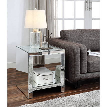 ACME 83582 Malish End Table, Mirrored