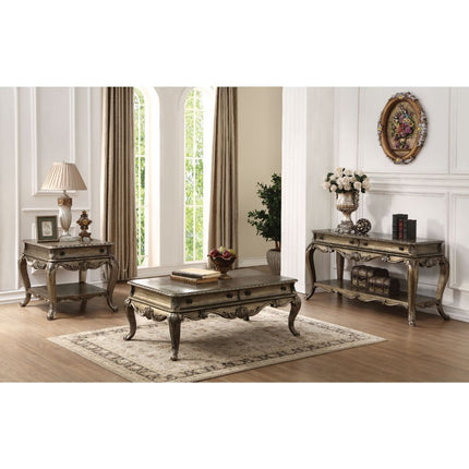 ACME 86033 Ragenardus Sofa Table, Vintage Oak