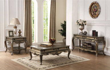ACME 86030 Ragenardus Coffee Table, Vintage Oak ACME Furniture