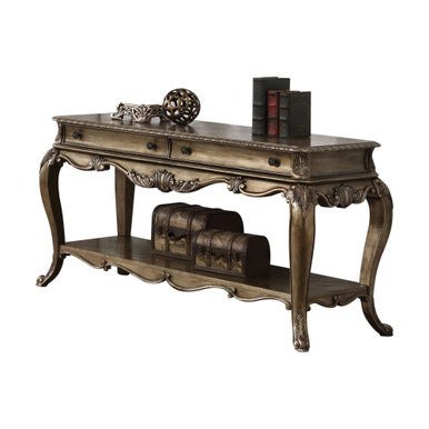 ACME 86033 Ragenardus Sofa Table, Vintage Oak ACME Furniture
