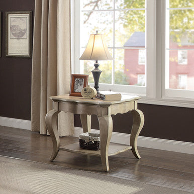 ACME 86052 Chelmsford End Table, Antique Taupe ACME Furniture