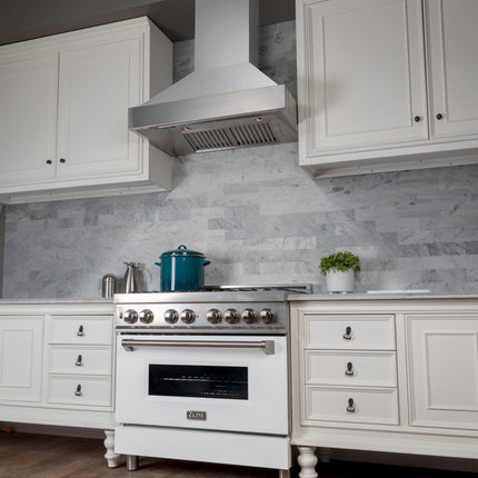 ZLINE 30" Designer Series Ducted Wall Mount Range Hood in Fingerprint Resistant Stainless Steel (8656S-30)