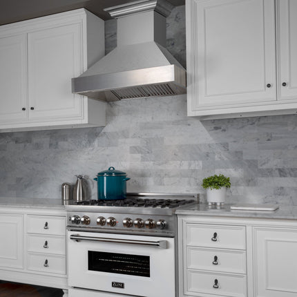 ZLINE 30" Designer Series Ducted Wall Mount Range Hood in Fingerprint Resistant Stainless Steel (8656S-30)