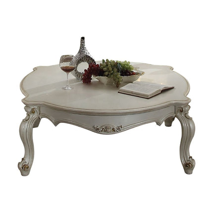 ACME 86880 Picardy Coffee Table, Antique Pearl