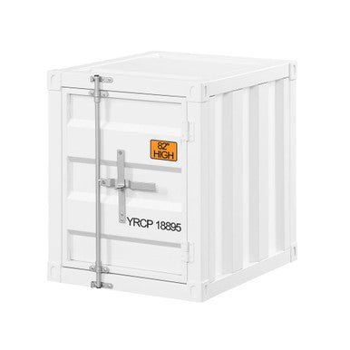 ACME 87882 Cargo End Table, White ACME Furniture