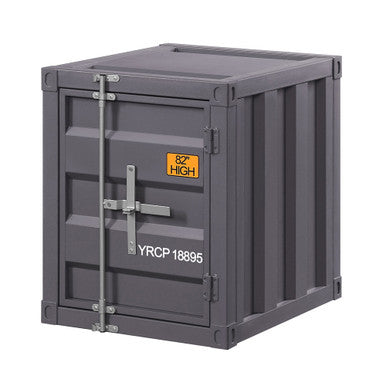 ACME 87887 Cargo End Table, Gunmetal ACME Furniture