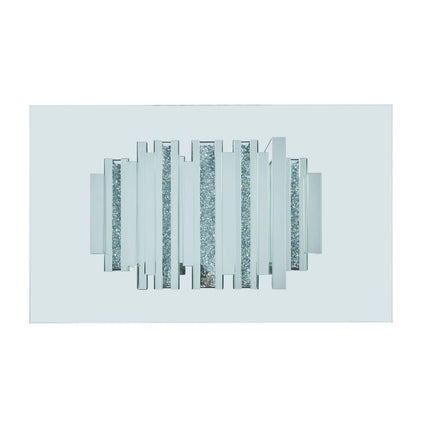 ACME 88000 Noralie Coffee Table, Mirrored & Faux Diamonds
