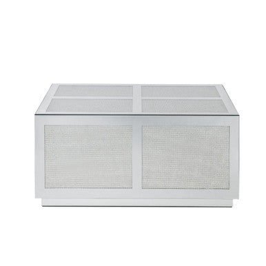 ACME 88015 Lavina Coffee Table, Mirrored & Faux Diamonds ACME Furniture