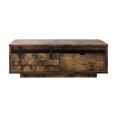 ACME 88040 Bellarosa Coffee Table, Rustic Oak ACME Furniture