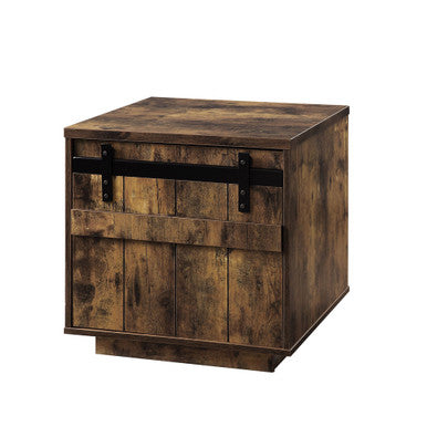 ACME 88042 Bellarosa End Table, Rustic Oak ACME Furniture