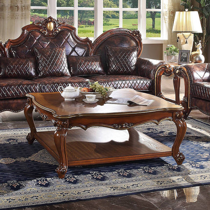 ACME 88220 Picardy Coffee Table, Vintage Cherry Oak