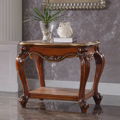 ACME 88222 Picardy End Table, Vintage Cherry Oak ACME Furniture