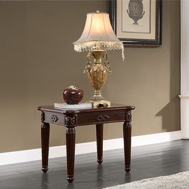 ACME 88267 Chateau De Ville End Table, Espresso Finish ACME Furniture