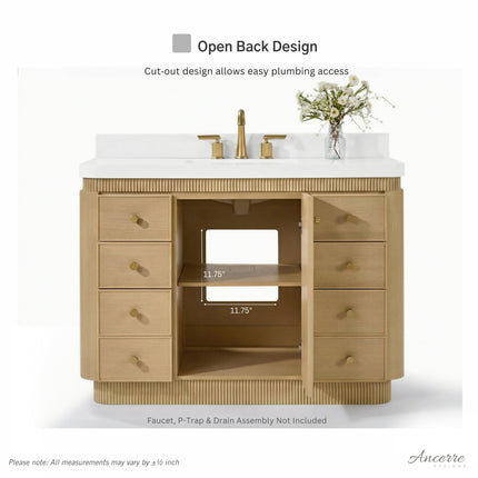Aston 42" Bath Vanity Set Ancerre Designs