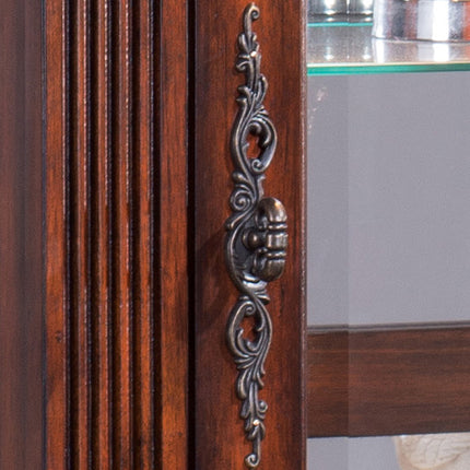 ACME 90062 Addy Curio Cabinet, Cherry