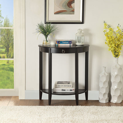 ACME 90163 Justino II Console Table, Black