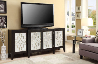 ACME 90188 Kacia Console Table, Antique Black ACME Furniture