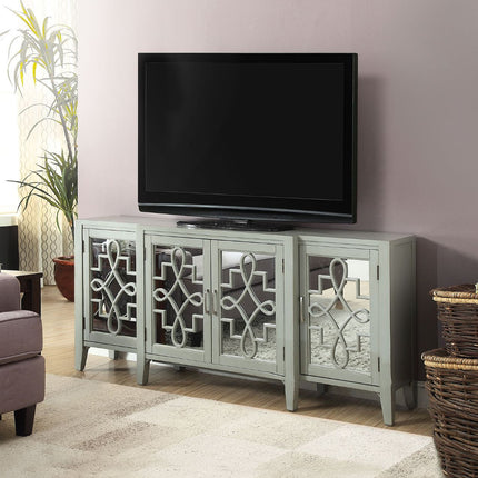 ACME 90190 Kacia Console Table, Antique Gray