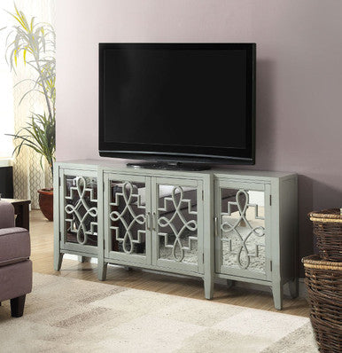ACME 90190 Kacia Console Table, Antique Gray ACME Furniture