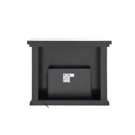 ACME 90204 Nysa Fireplace, Mirrored & Faux Crystals