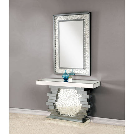 ACME 90232 Nysa Console Table, Mirrored (1Set/2Ctn)