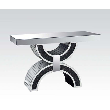 ACME 90248 Noor Console Table, Mirrored (1Set/2Ctn)