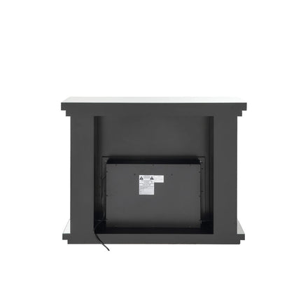 ACME 90254 Nysa Fireplace, Mirrored & Faux Crystals