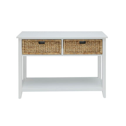 ACME 90262 Flavius Console Table, White