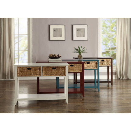 ACME 90262 Flavius Console Table, White