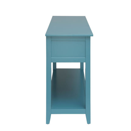 ACME 90266 Flavius Console Table, Teal