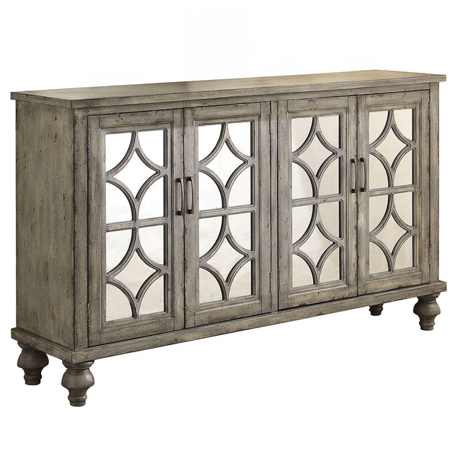 ACME 90280 Velika Console Table, Weathered Gray