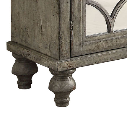 ACME 90280 Velika Console Table, Weathered Gray