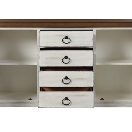 ACME 90288 Vermont Console Table, Antique White