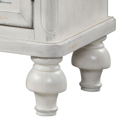ACME 90288 Vermont Console Table, Antique White