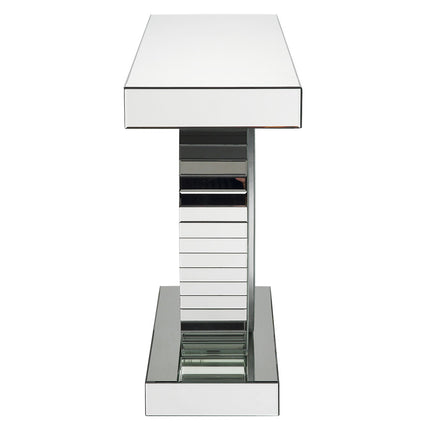 ACME 90320 Nysa Console Table, Mirrored & Faux Crystals (1Set/2Ctn)