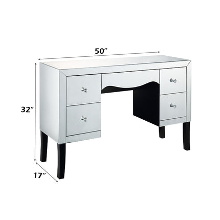 ACME 90328 Ratana Vanity Desk, Mirrored
